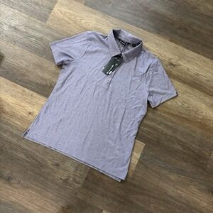 Travis Mathew Women's Oceanside Heather Polo Shirt Size L Golf Business TM1WW002